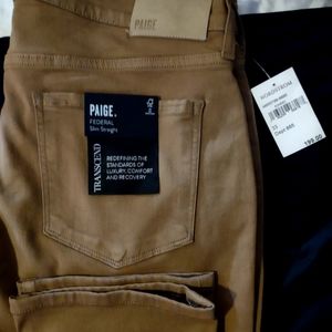 Paige pants khakis brand new